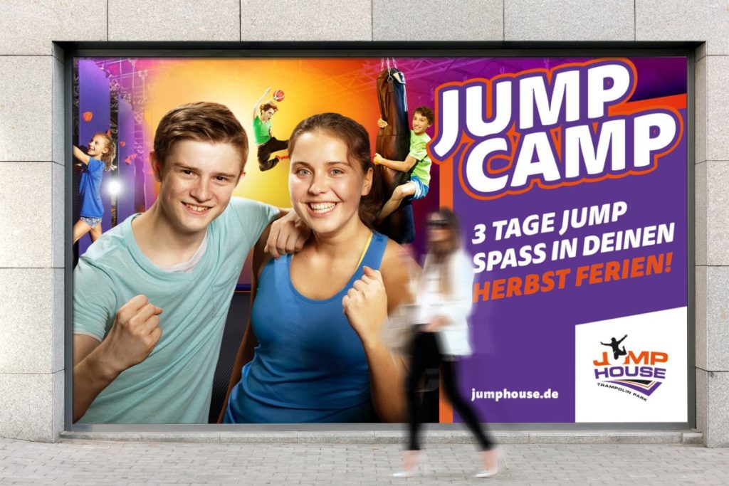 jump house referenz flyerkomet plakatierung marketing